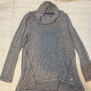 Long Sleeve Cowl Neck Lightweight Sweatshirt